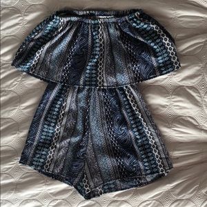 Blue romper